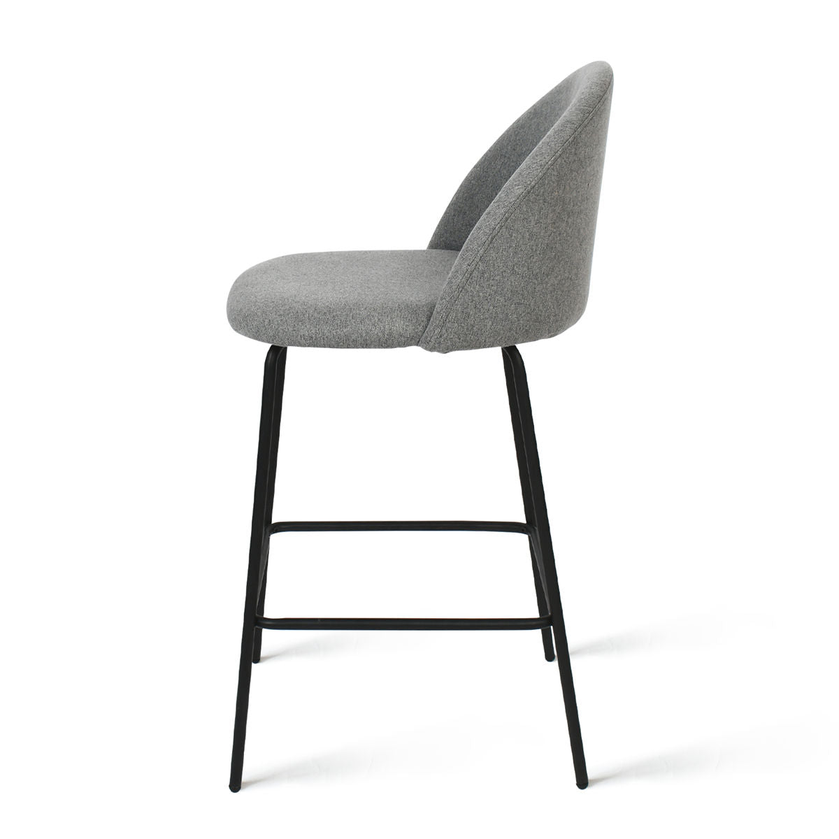 [Closeout-Only 129.99$]Nano 25'' Upholstered Low Back Counter Stool (Set of 2)