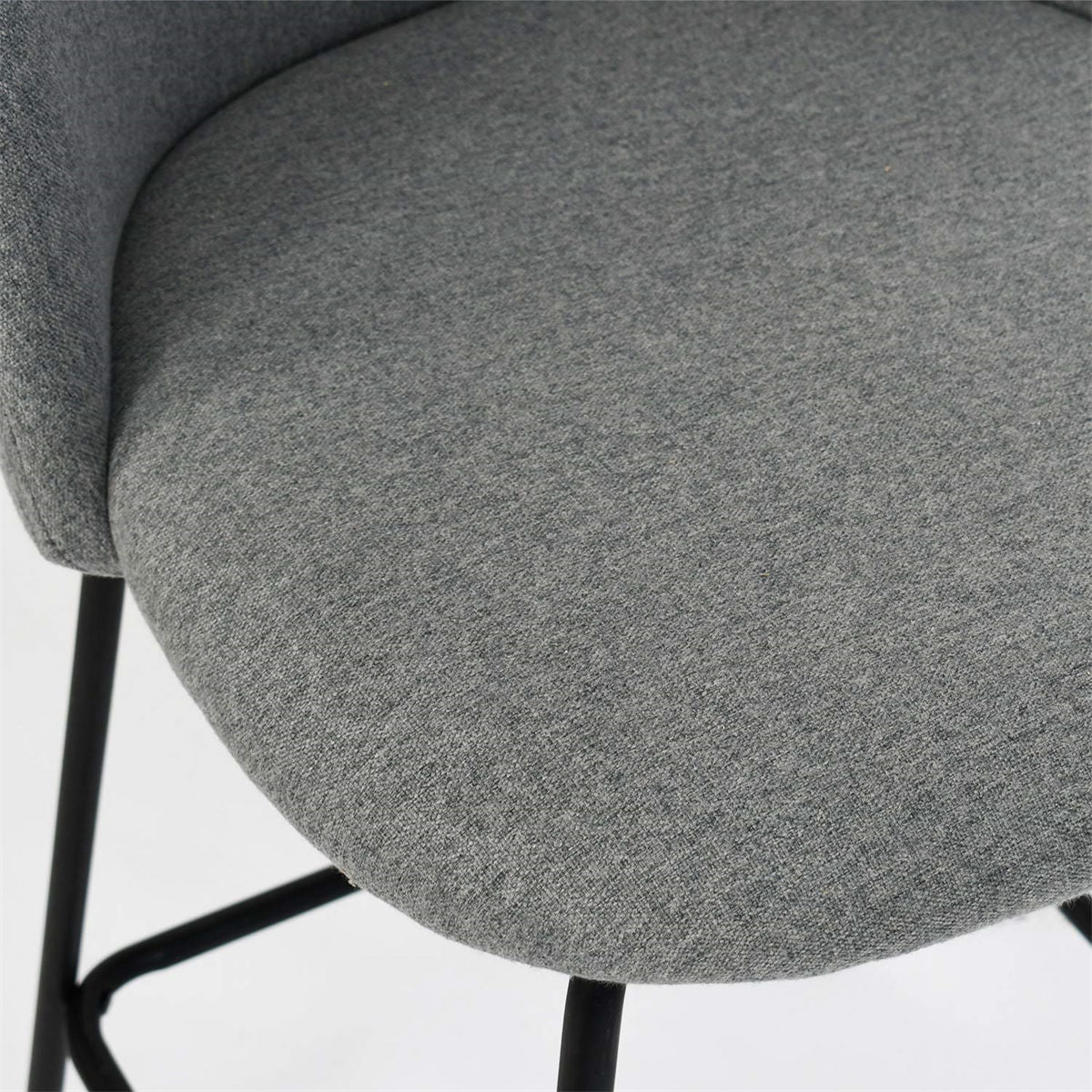 [Closeout-Only 129.99$]Nano 25'' Upholstered Low Back Counter Stool (Set of 2)