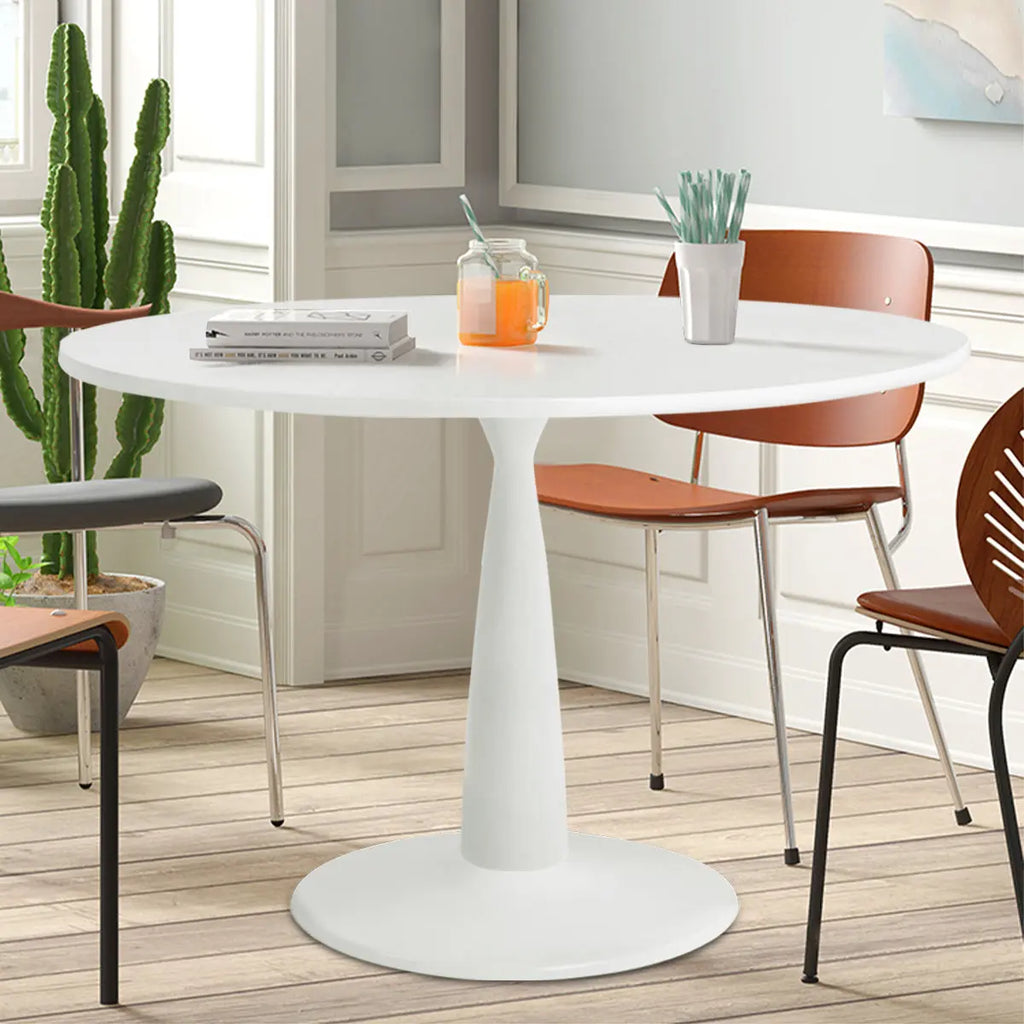 Haven Modern 35 White Round Dining Table
