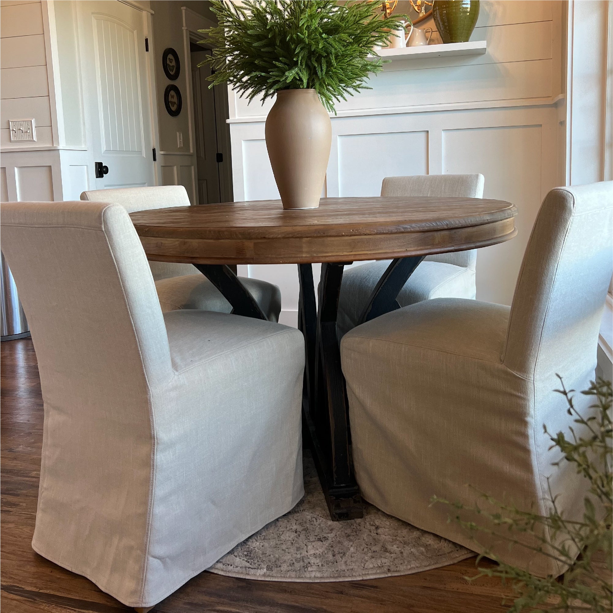 North Beige Fully Upholstered Dining Chair (Set of 2)