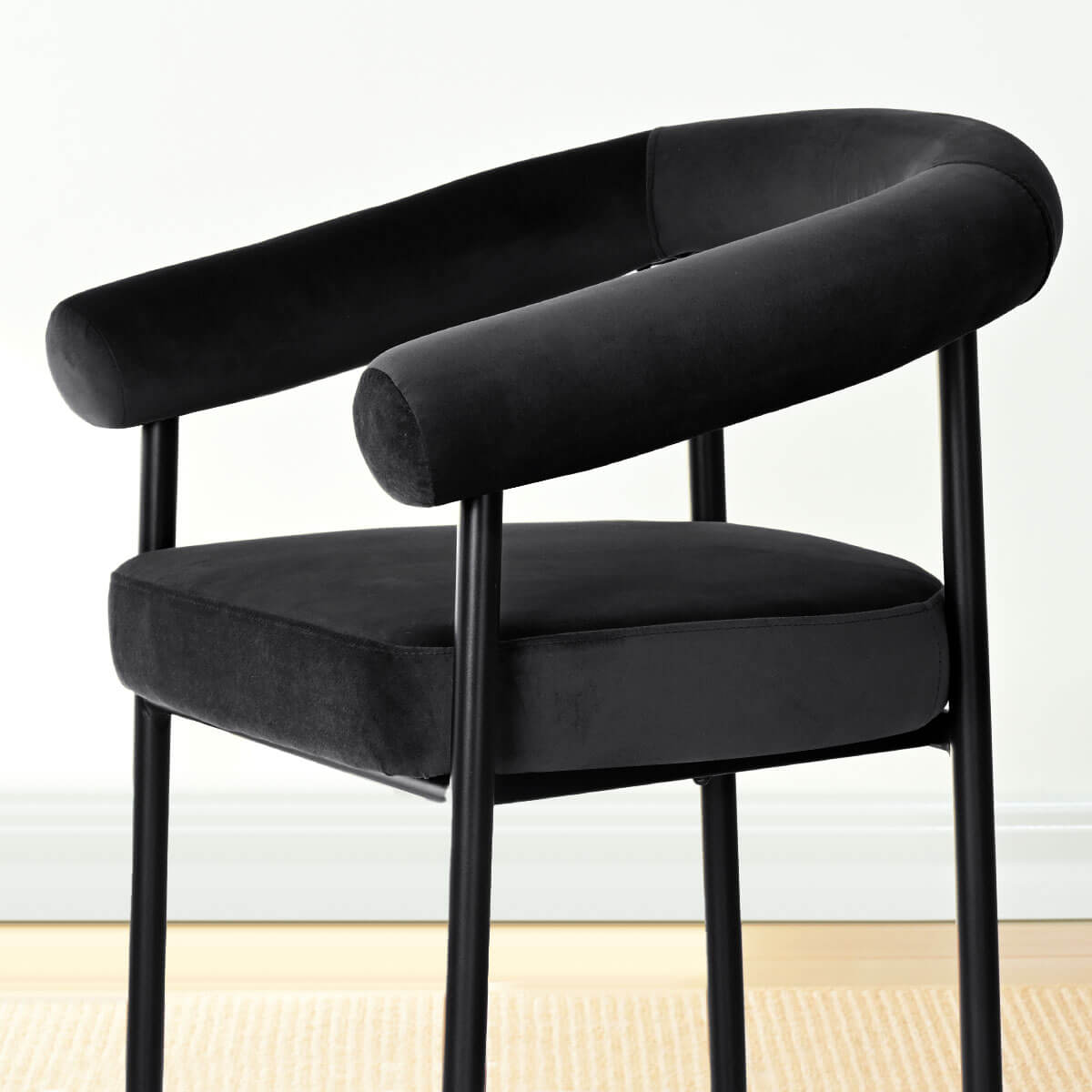 New York Modern Velvet Dining Chair (Set of 2)