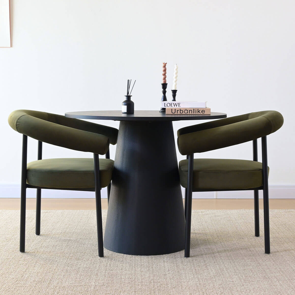 New York Modern Velvet Dining Chair (Set of 2)