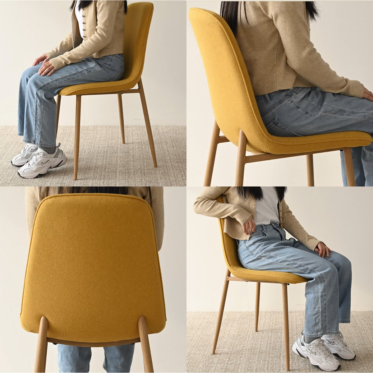 Oslo Modern Upholstered Dining Chair (Set of 4)
