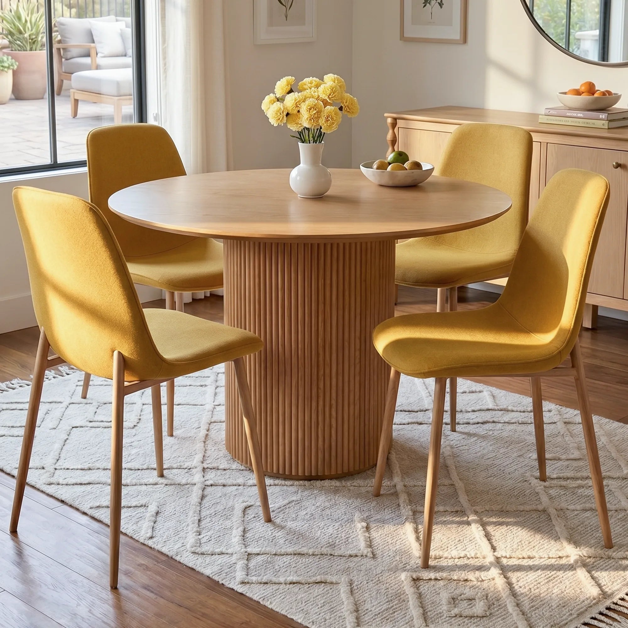 Oslo Modern Upholstered Dining Chair (Set of 4)