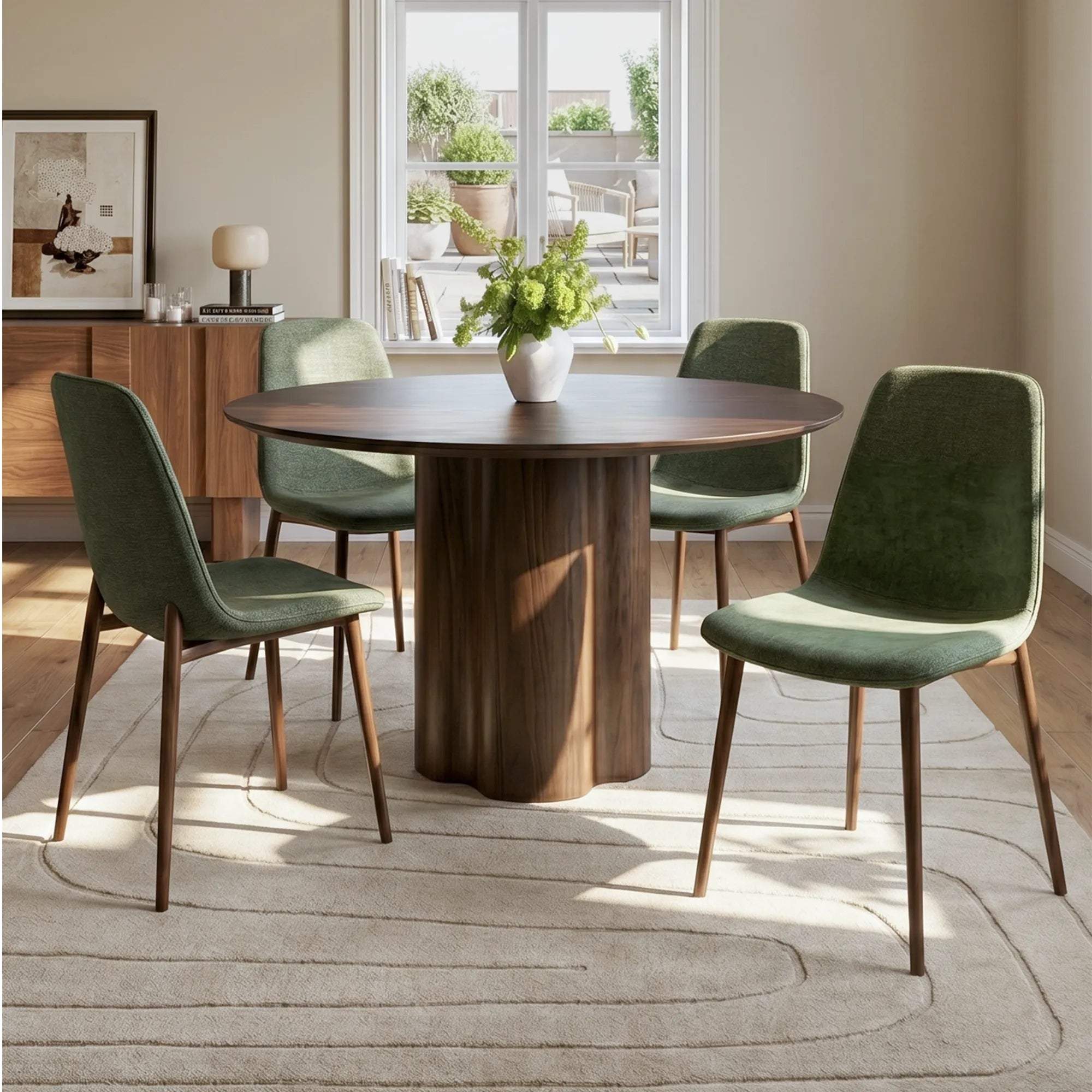 Oslo Modern Upholstered Dining Chair (Set of 4)
