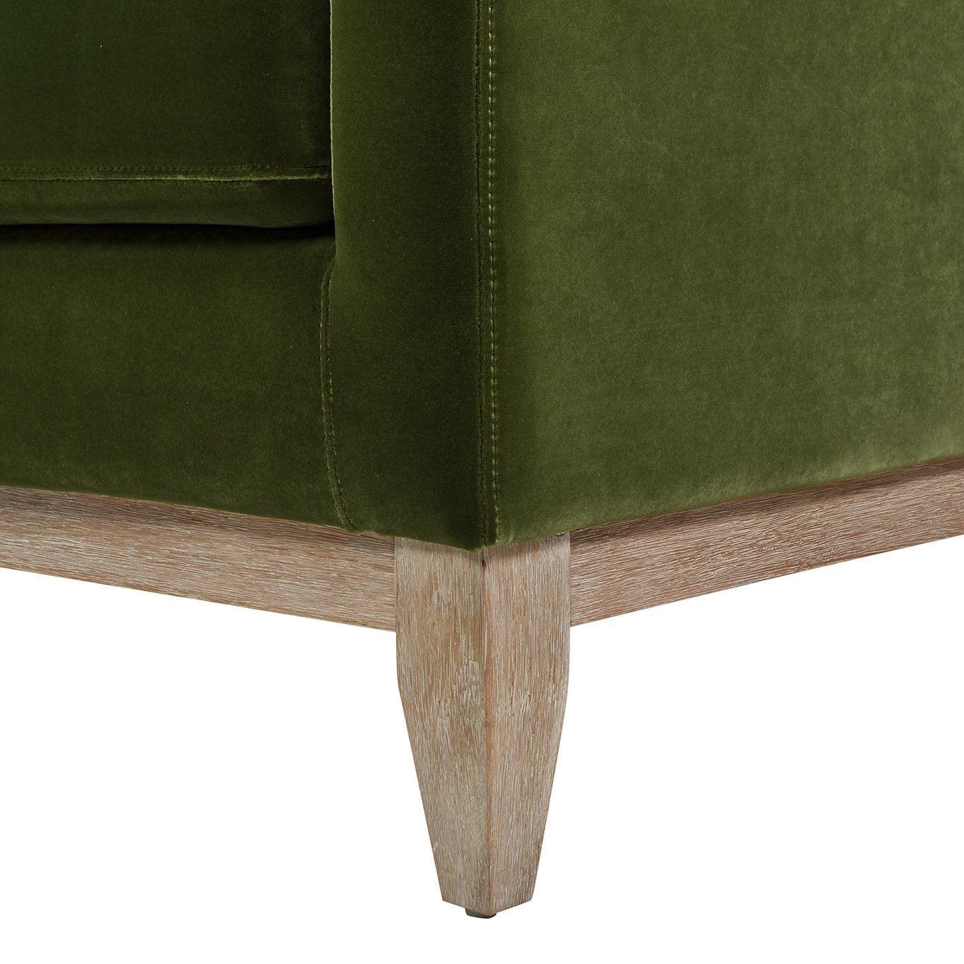 Portland 75.5" Modern Velvet Sofa