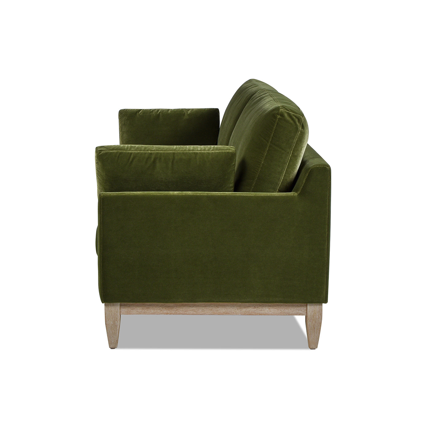 Portland 75.5" Modern Velvet Sofa