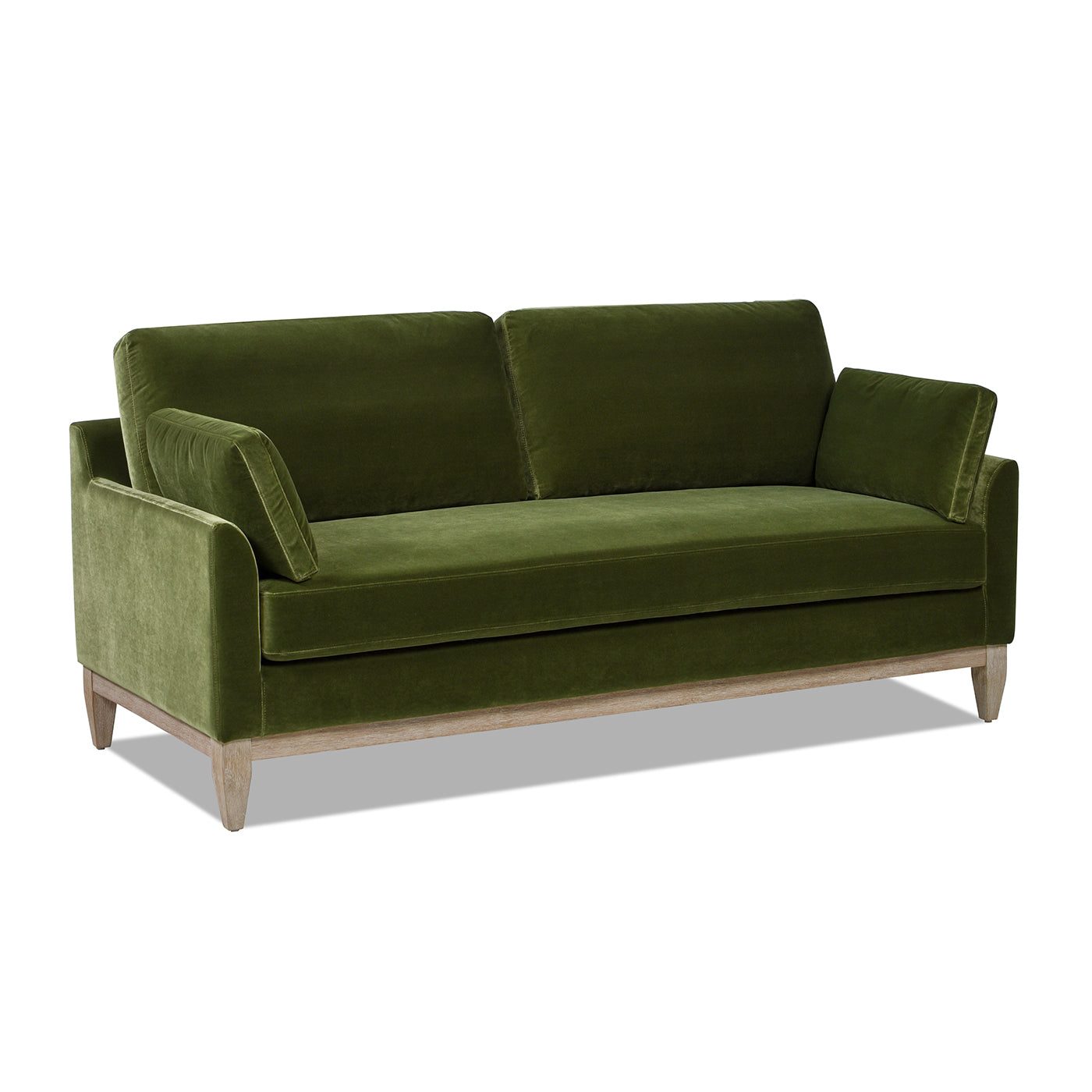 Portland 75.5" Modern Velvet Sofa