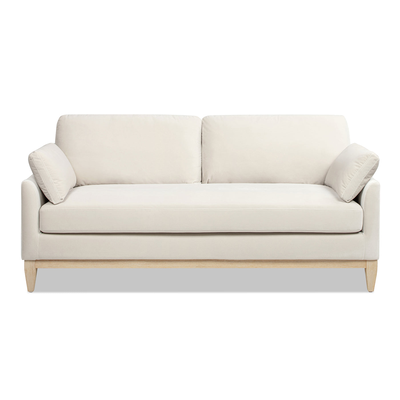 Portland 75.5" Modern Velvet Sofa