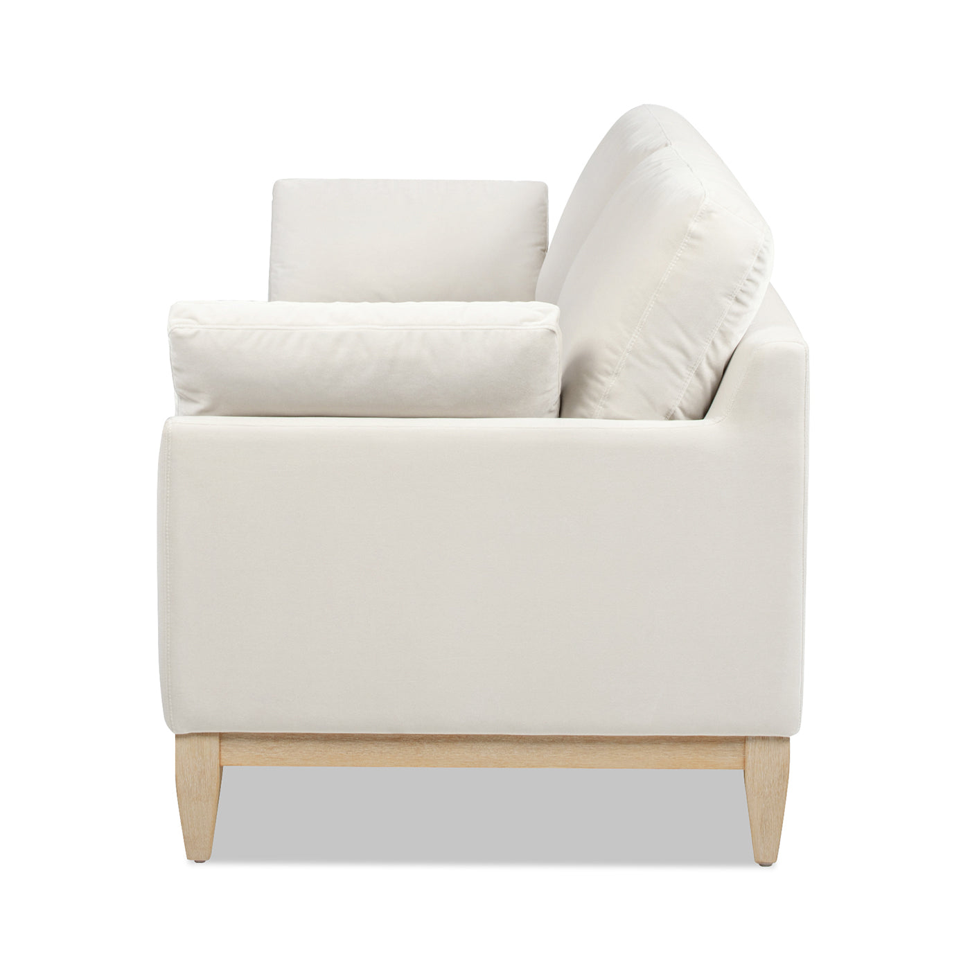 Portland 75.5" Modern Velvet Sofa