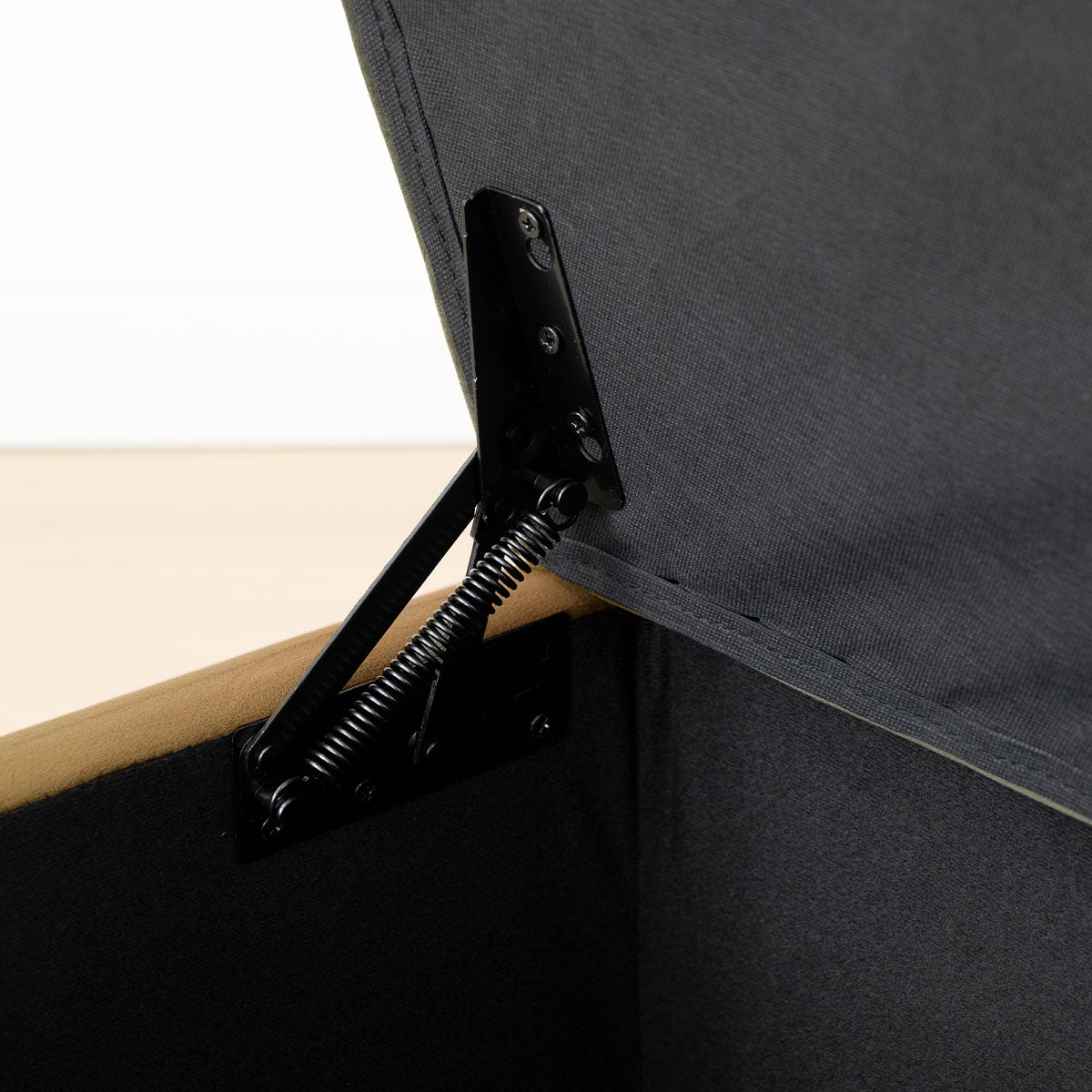 Paxton 60" Velvet Storage Bench with Hidden Lift Top