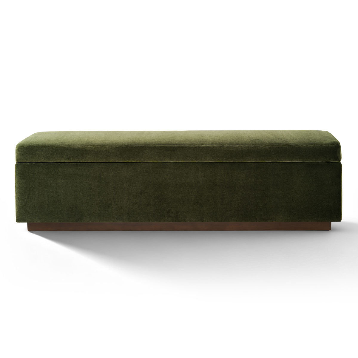 Paxton 60" Velvet Storage Bench with Hidden Lift Top