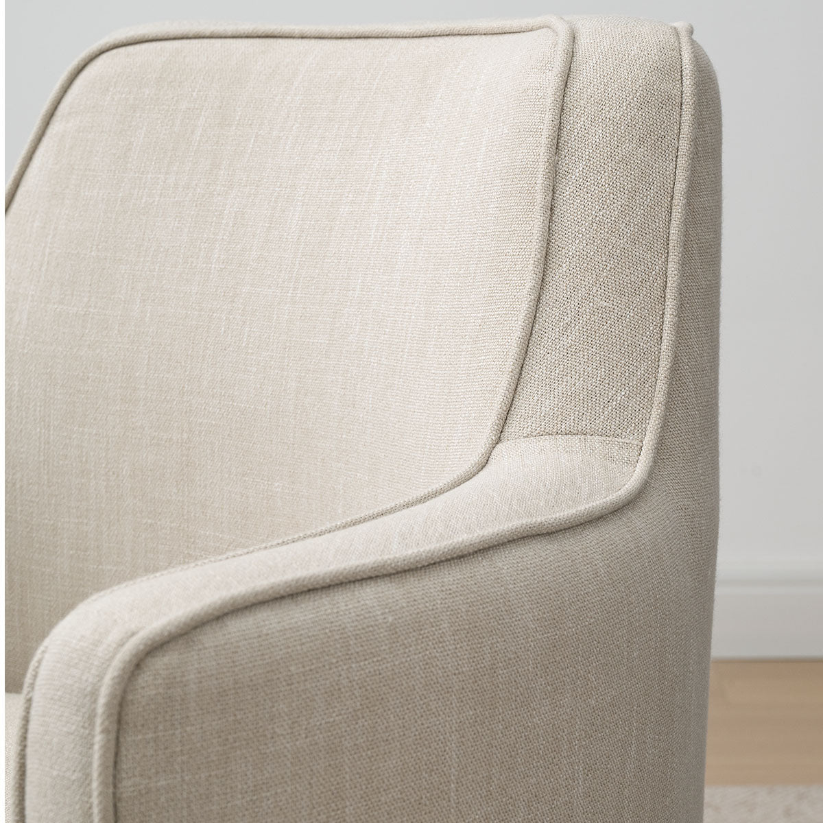 Yisa Modern Swivel Small Barrel Chair (1-Piece)