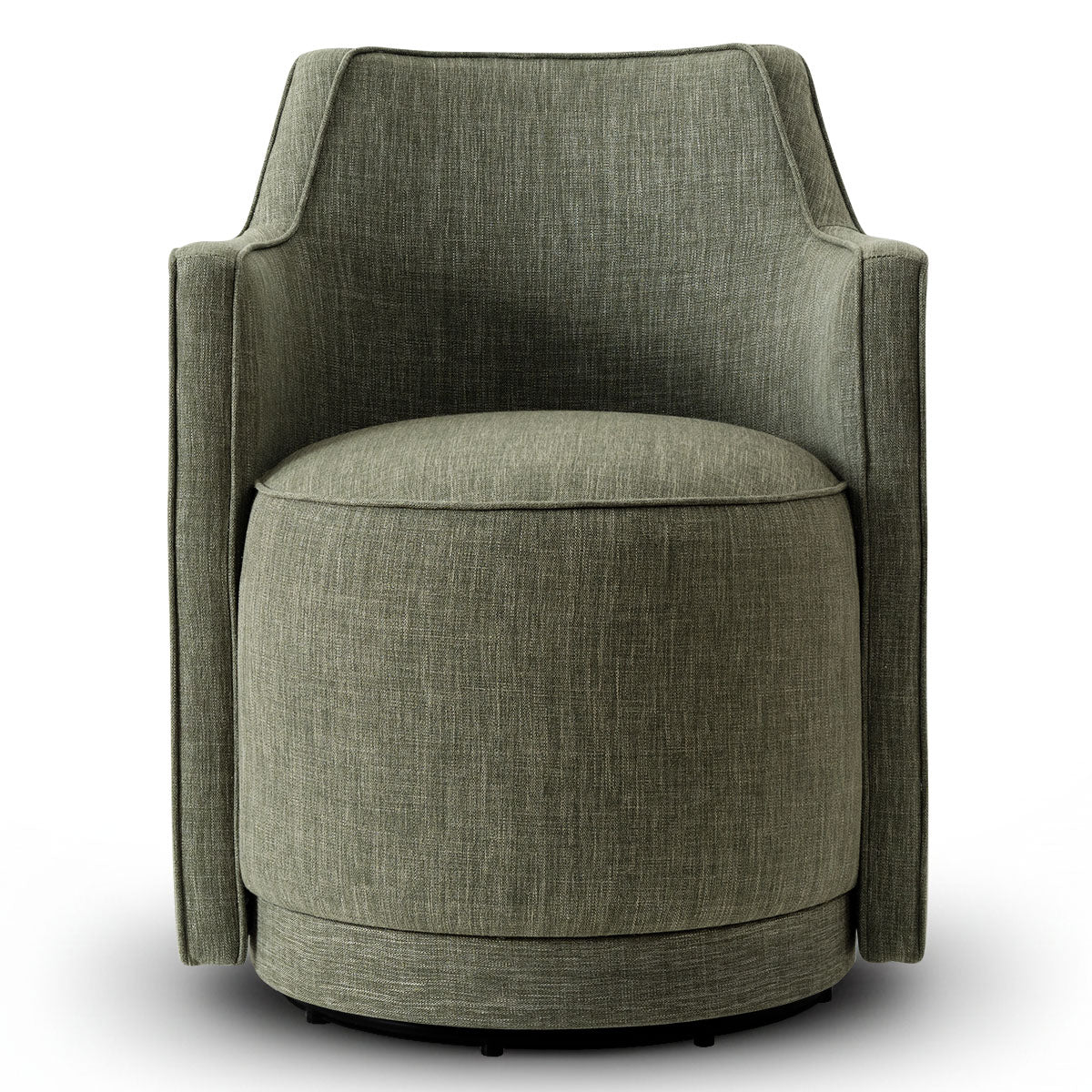 Yisa Modern Swivel Small Barrel Chair (1-Piece)