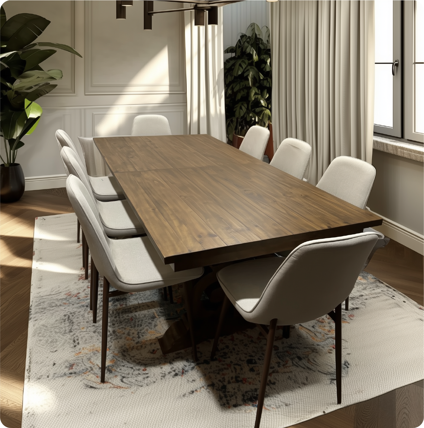 Oslo Modern Upholstered Dining Chair (Set of 4)