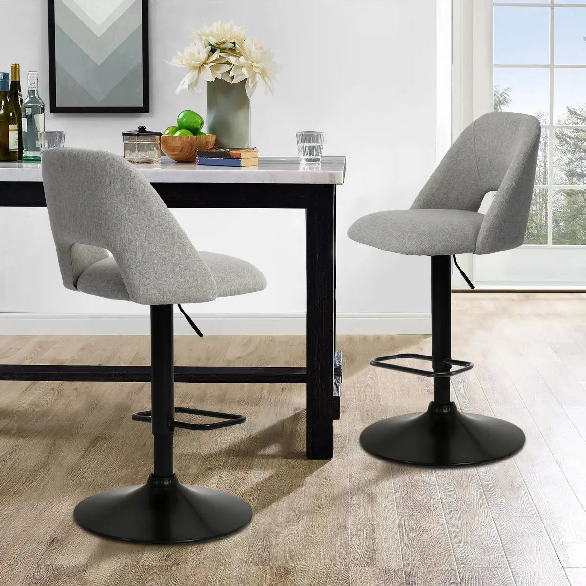 Sylvania swivel adjustable height bar stool 17 stories seat deals